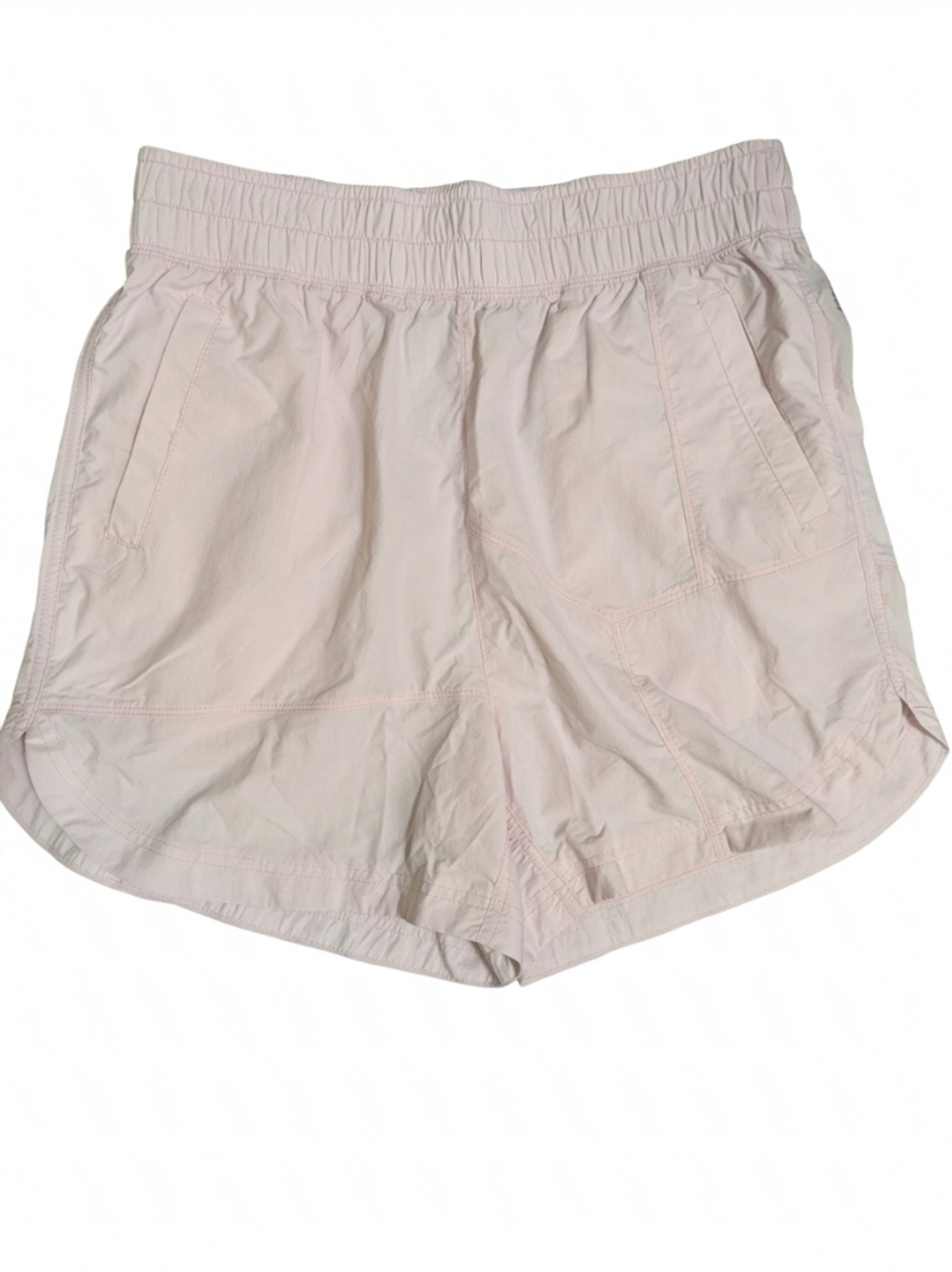 Free People Movement Pink Nylon High Waisted Athletic Shorts Size M NWOT